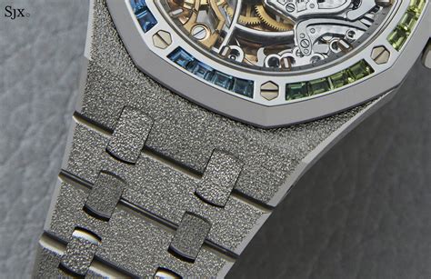 skeleton audemars piguet frosted|audemars piguet gold case.